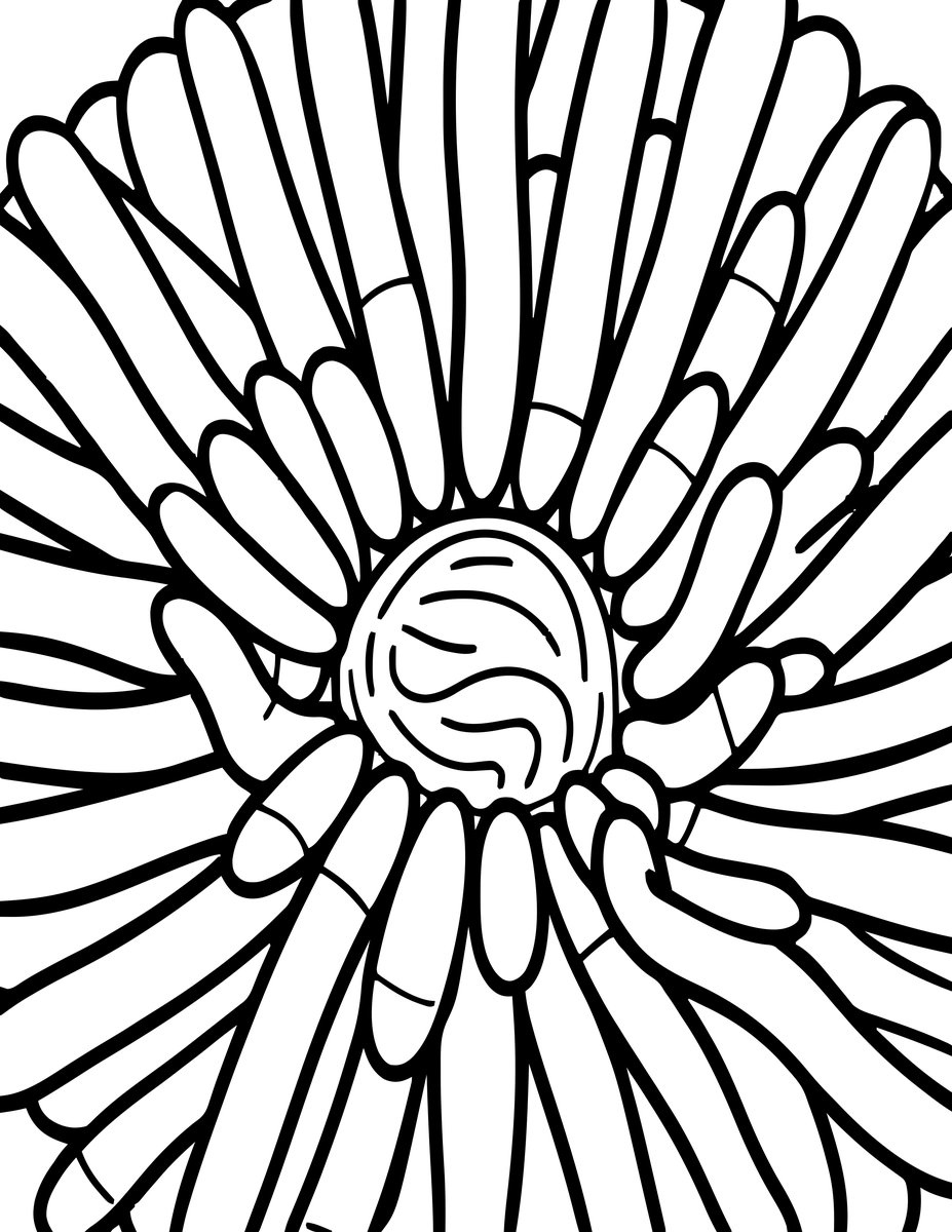 Close Stamen - free printable coloring page