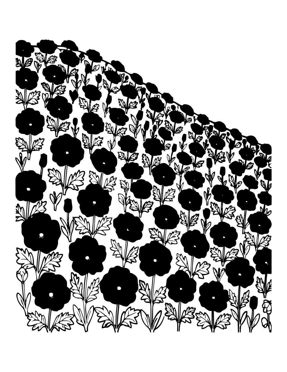 Red Field - free printable coloring page