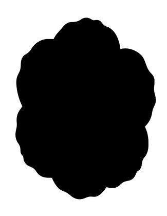 Black Eye Anemone - Free printable coloring page