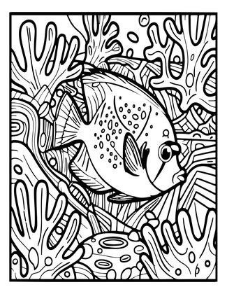 Boxfish - Free printable coloring page