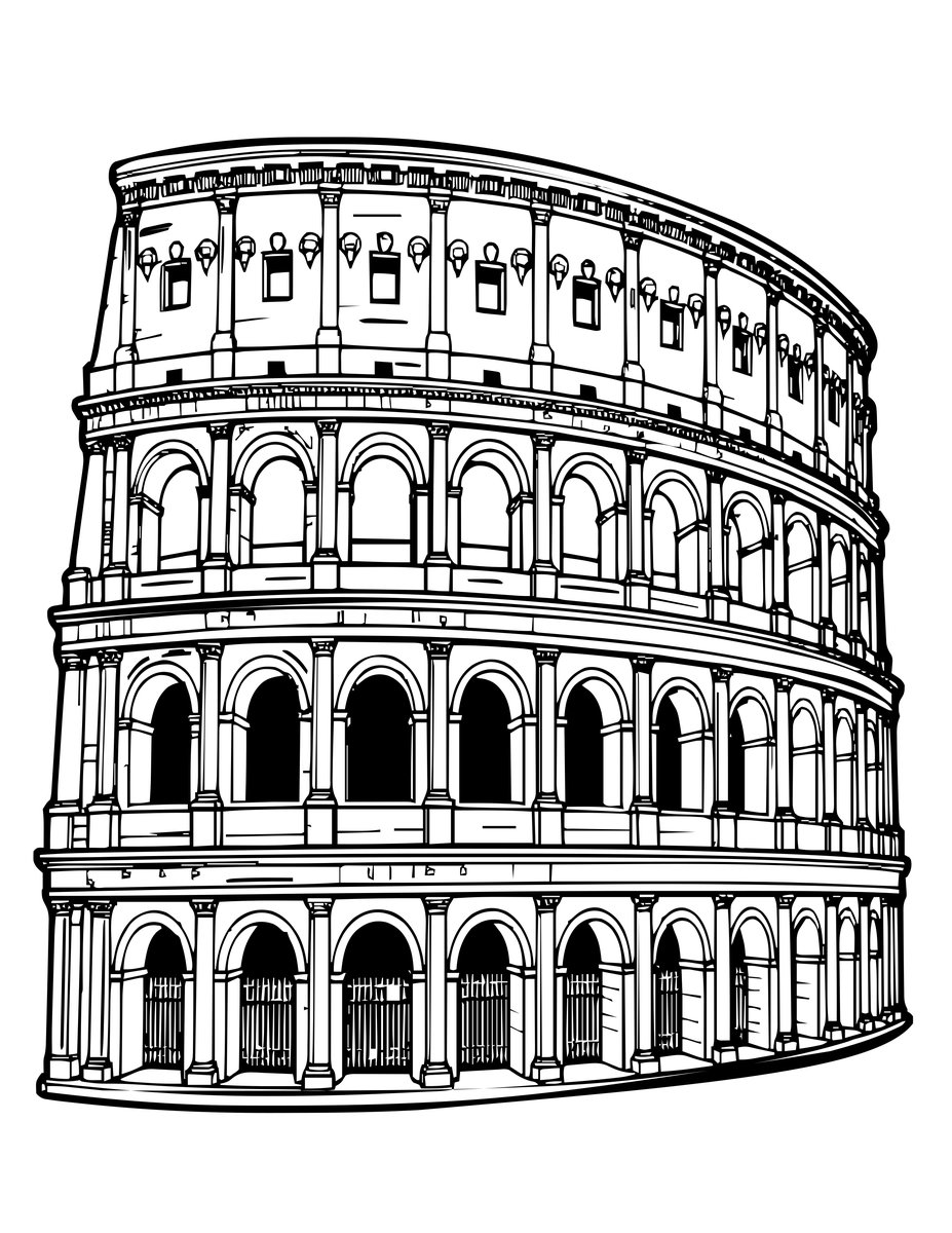 Column Row - free printable coloring page