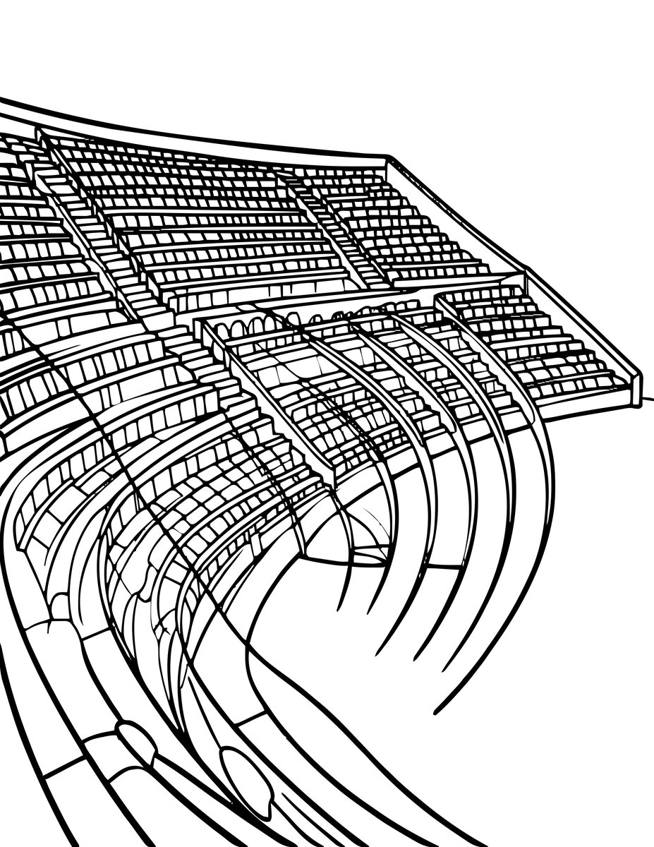 Interior Seating - free printable coloring page
