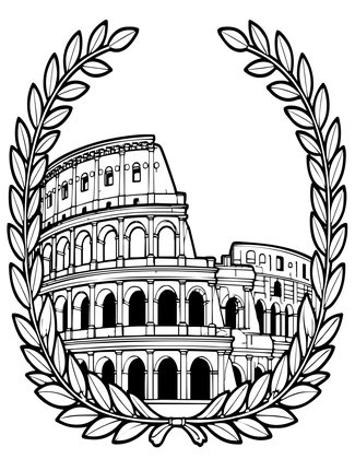 Decorative Border - Free printable coloring page