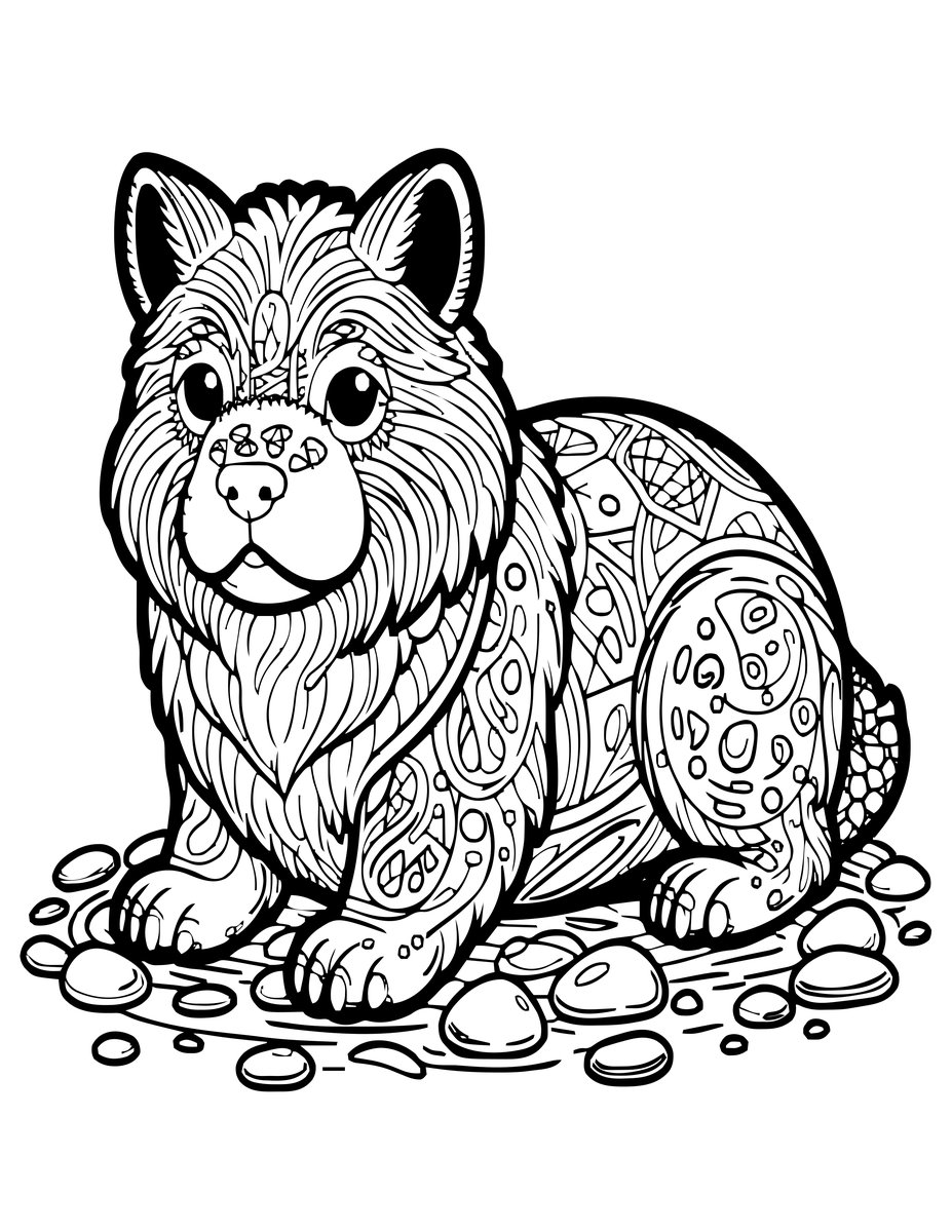Mudpuppy - free printable coloring page