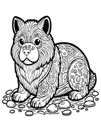 Mudpuppy - Free printable coloring page