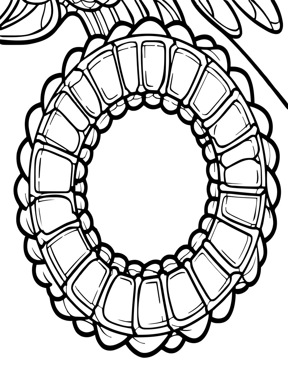 Spine Detail - free printable coloring page
