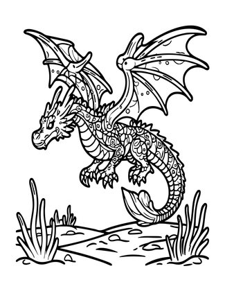 Sandy Bottom - Free printable coloring page