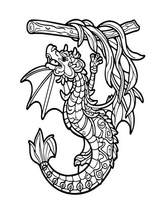 Upside Down - Free printable coloring page