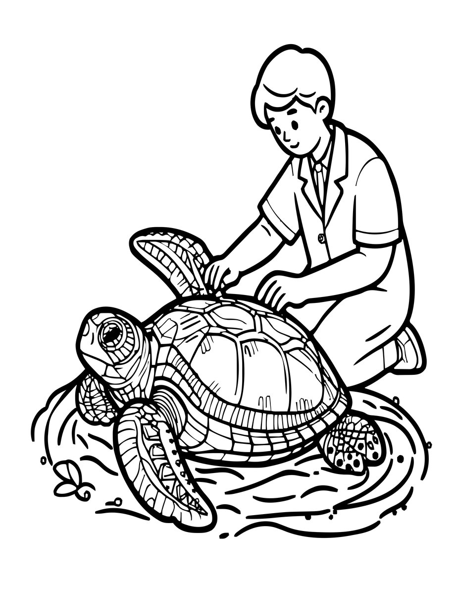 Nest Discovery - free printable coloring page