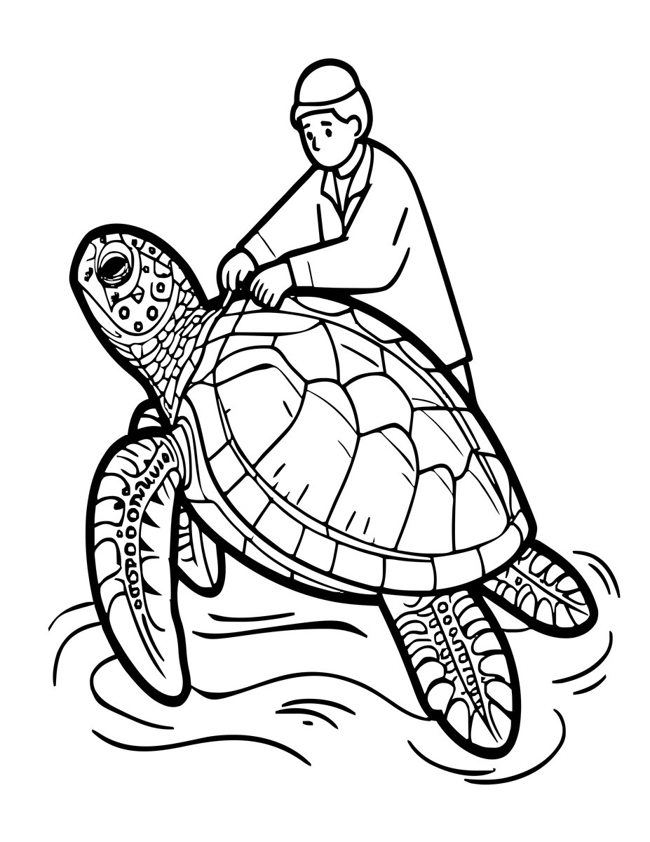Conservation Release - free printable coloring page