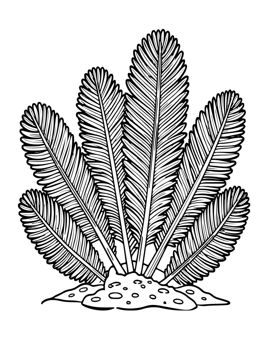 Sea Pen - free printable coloring page