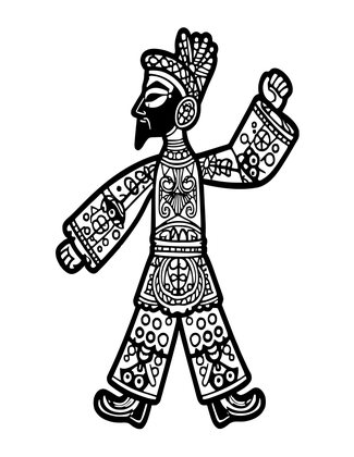 Puppet Maker - Free printable coloring page