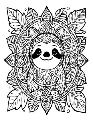 Mandala Design - Free printable coloring page