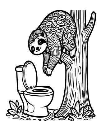 Descent - Free printable coloring page