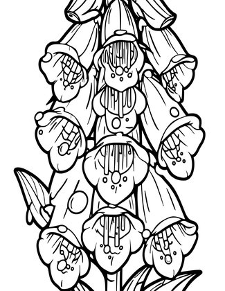 Dew Droplets - Free printable coloring page
