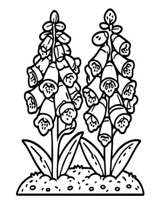 Spring First - Free printable coloring page