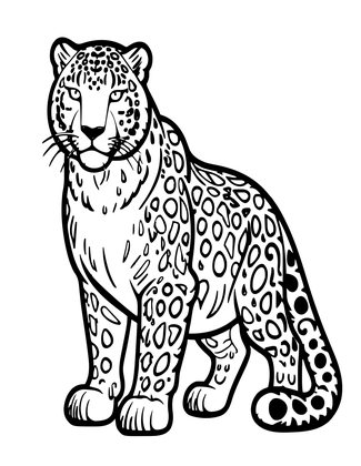 Ghost Cat - Free printable coloring page