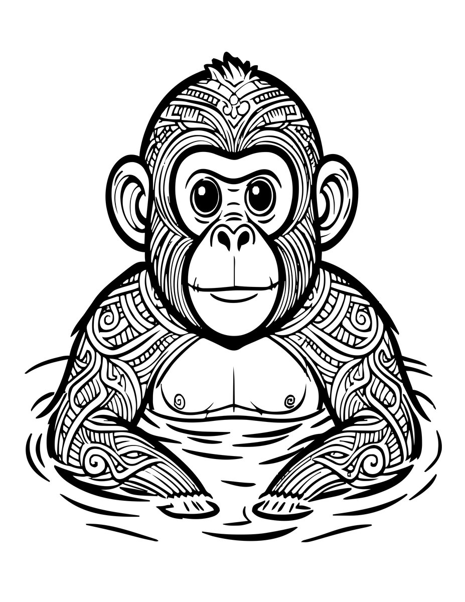 Bath Steam - free printable coloring page