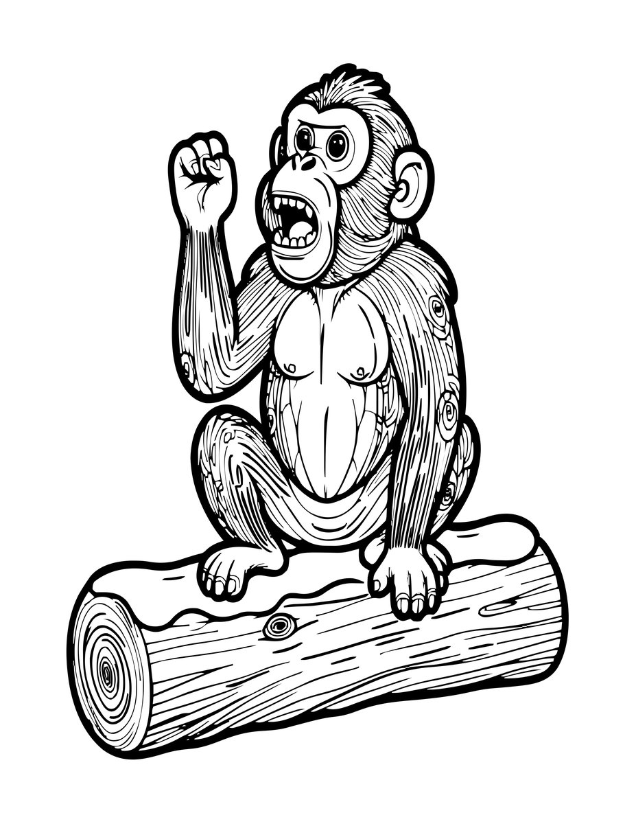 Territorial Call - free printable coloring page