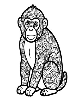 Pattern Art - Free printable coloring page