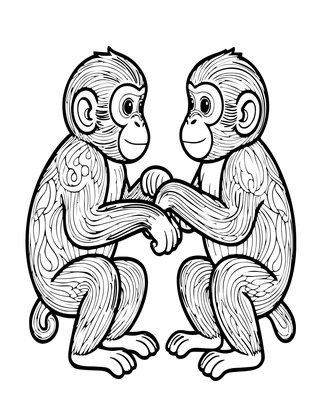 Face Off - Free printable coloring page