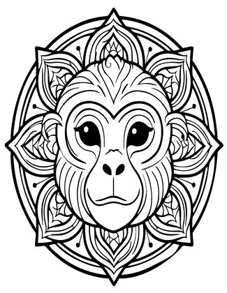 Mandala - Free printable coloring page
