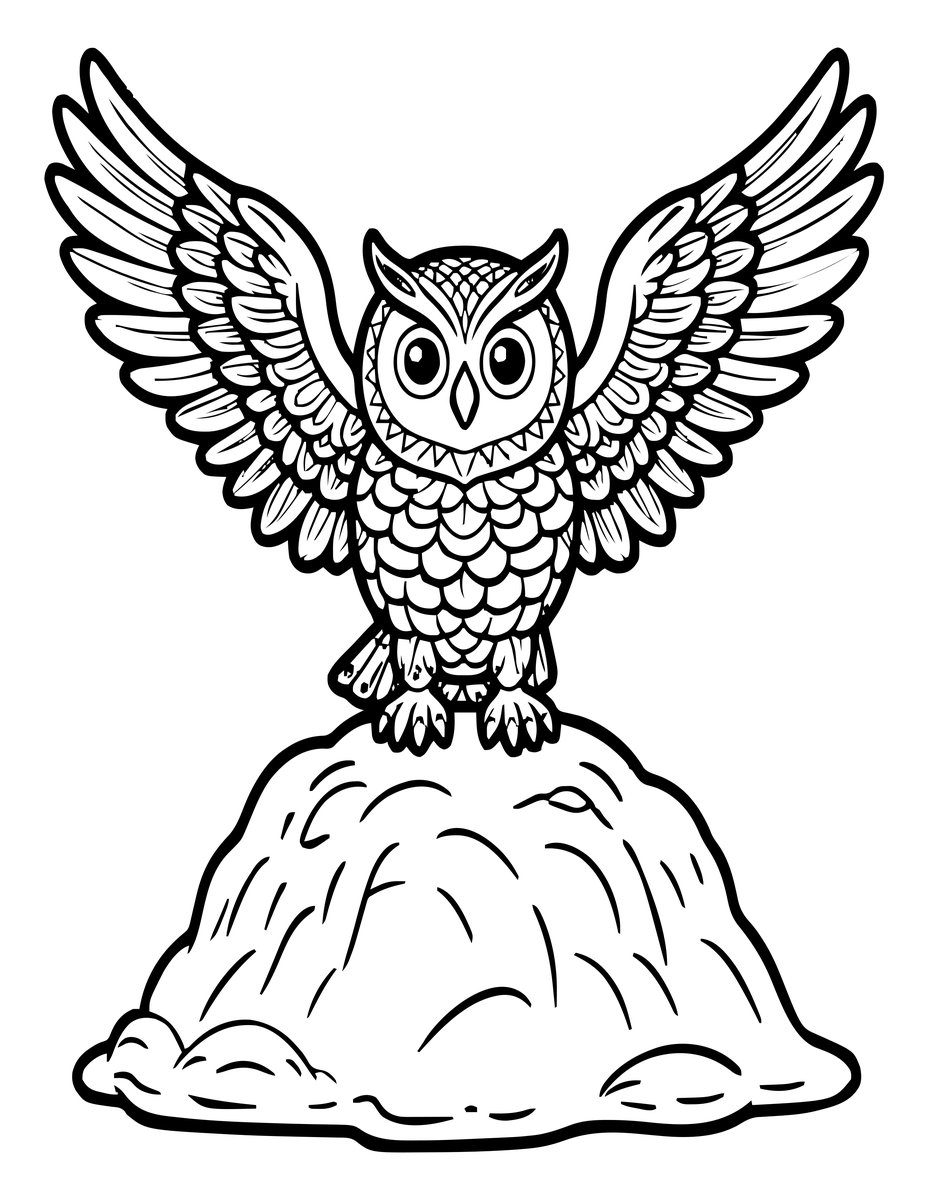 Drift Landing - free printable coloring page