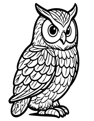 Head Turn - Free printable coloring page