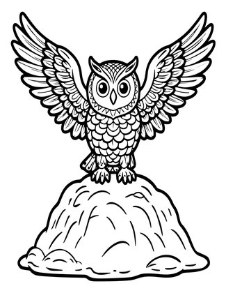 Drift Landing - Free printable coloring page