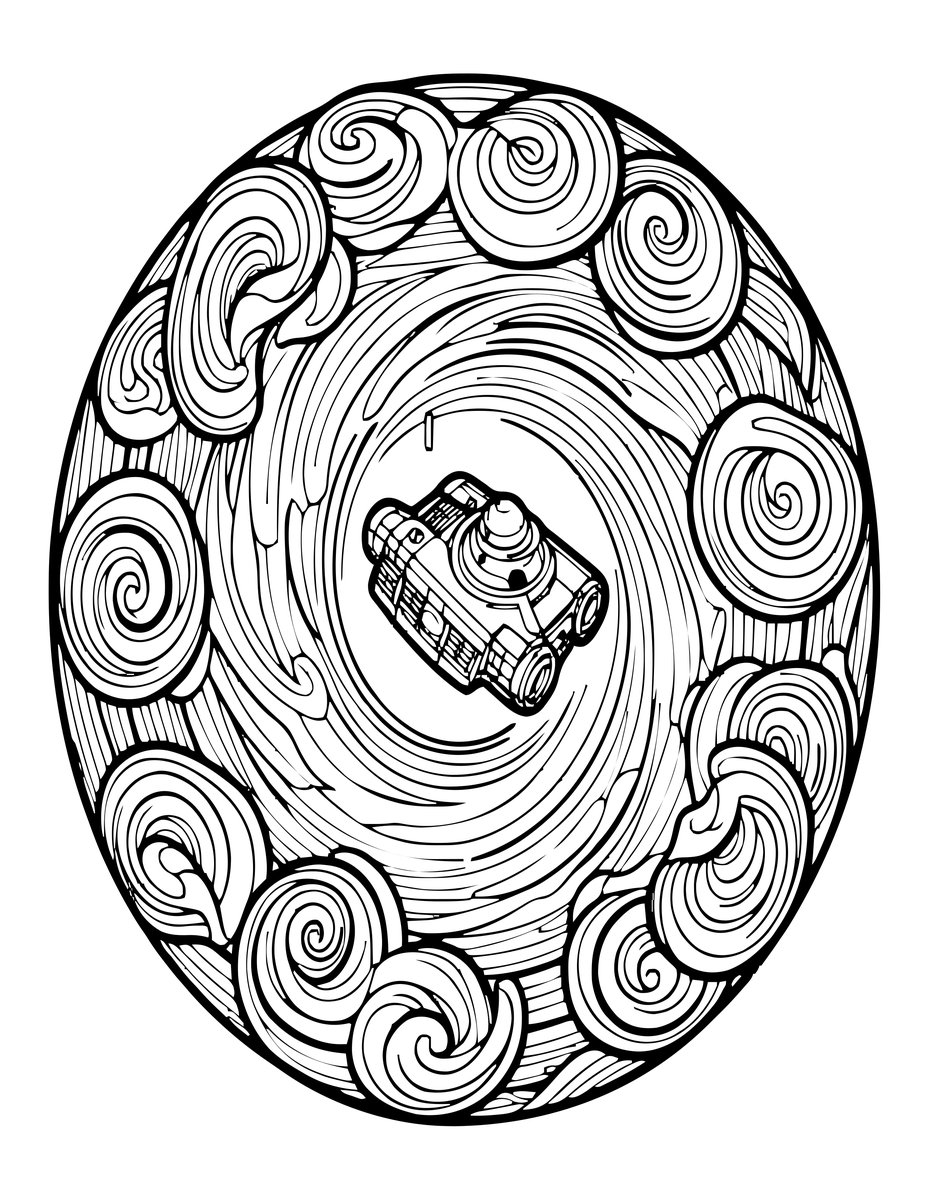 Venus Clouds - free printable coloring page