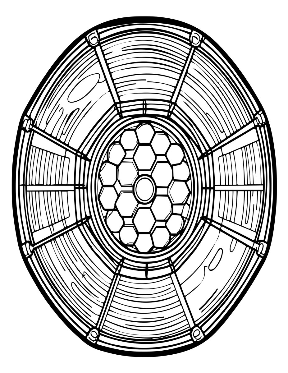 Space Telescope Array - free printable coloring page