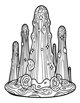 Nebula Cloud - Free printable coloring page