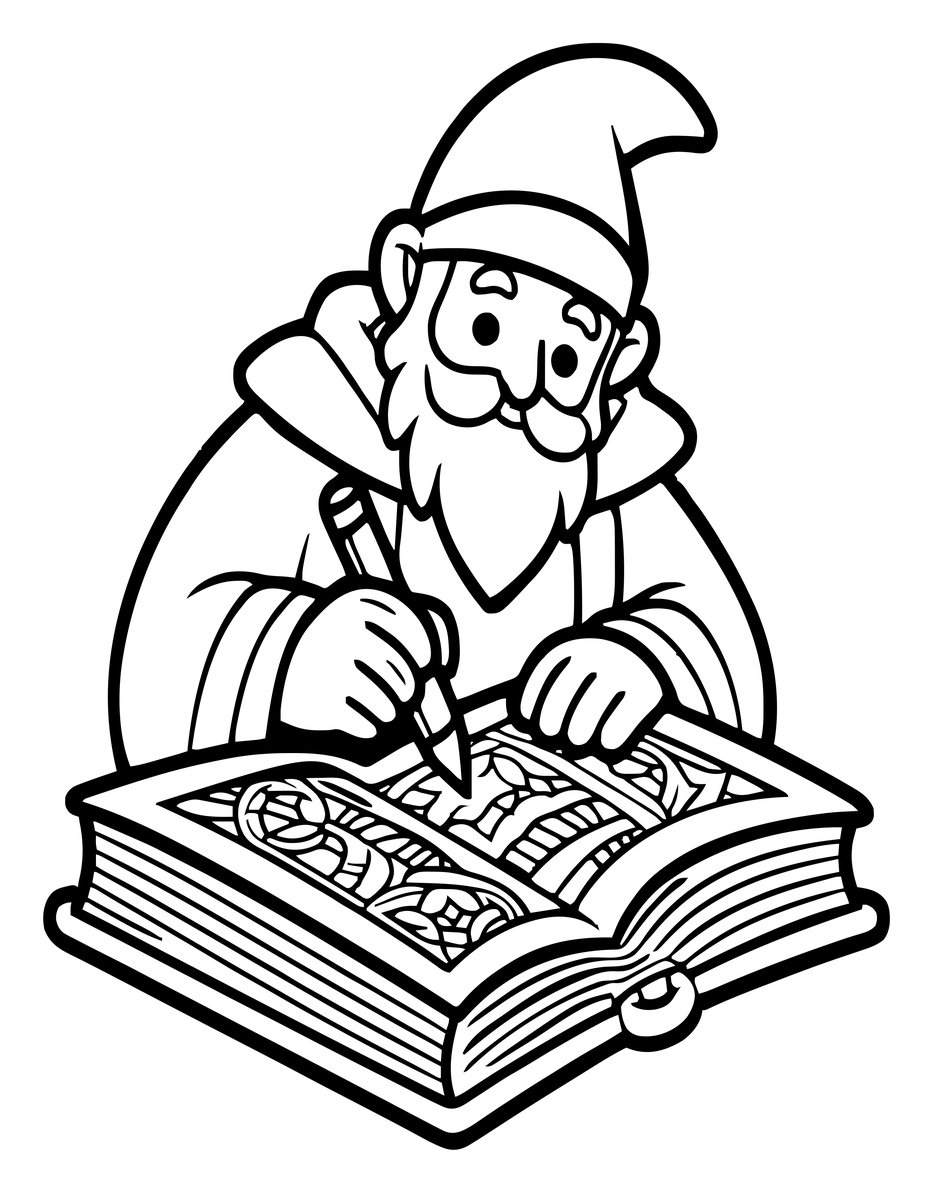 Spell Writing - free printable coloring page