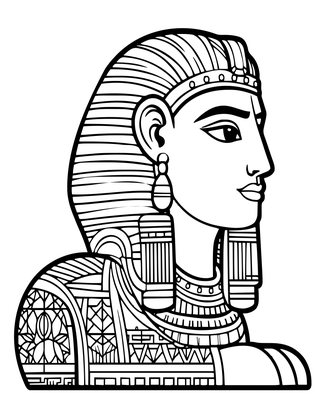 Sphinx Restoration - Free printable coloring page
