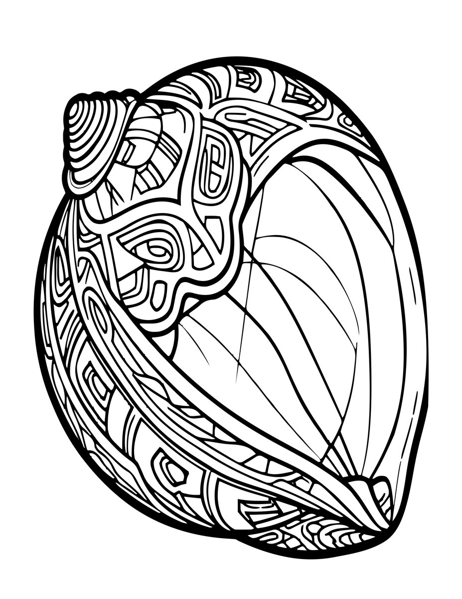 Urchin Test - free printable coloring page