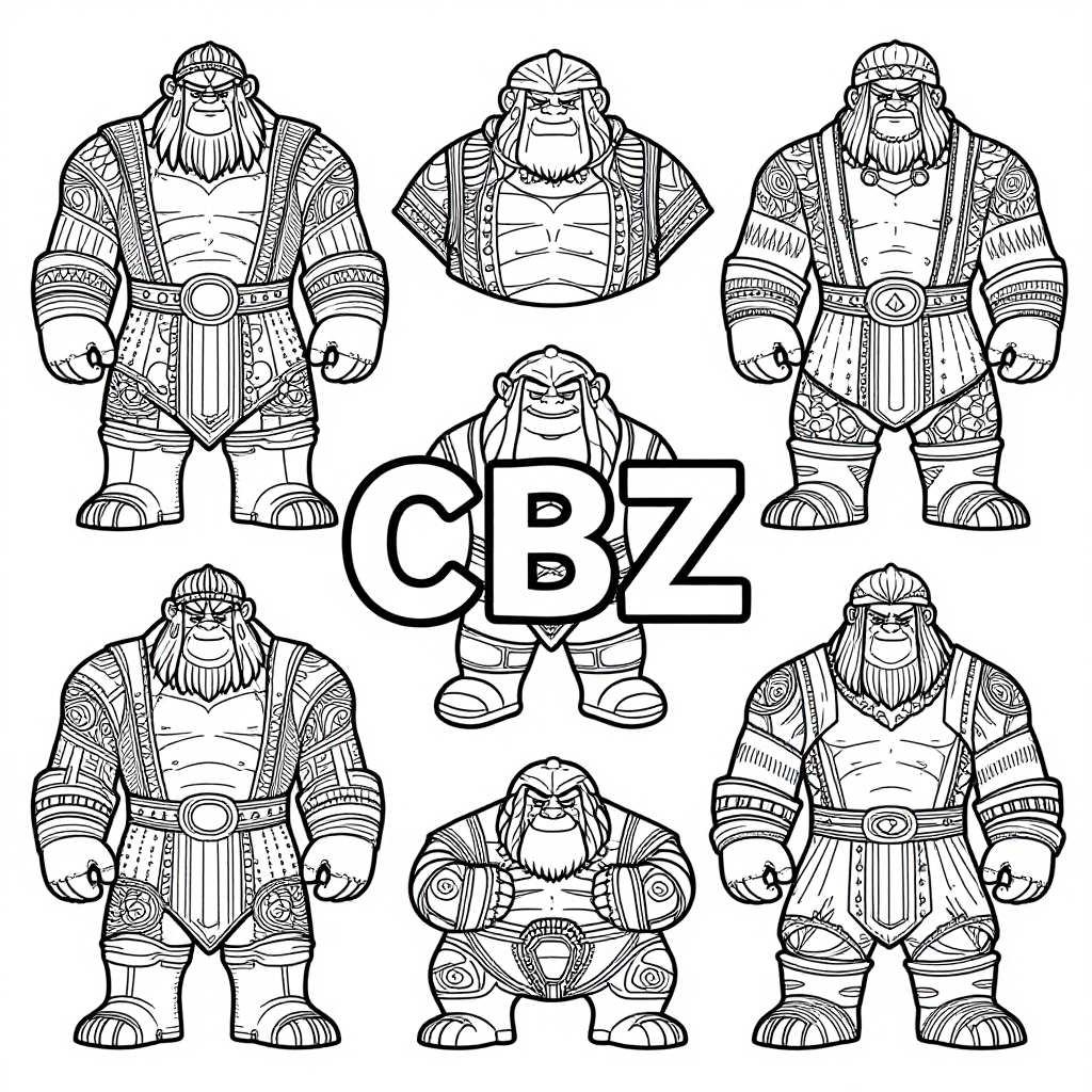 Storm Giants coloring pages collection - 30 free printable pages