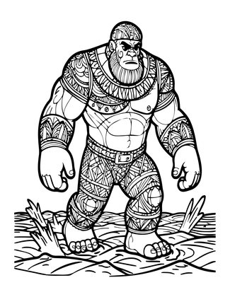 Monsoon Bringer - Free printable coloring page