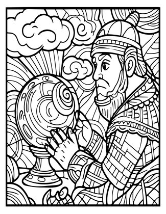 Weather Oracle - Free printable coloring page