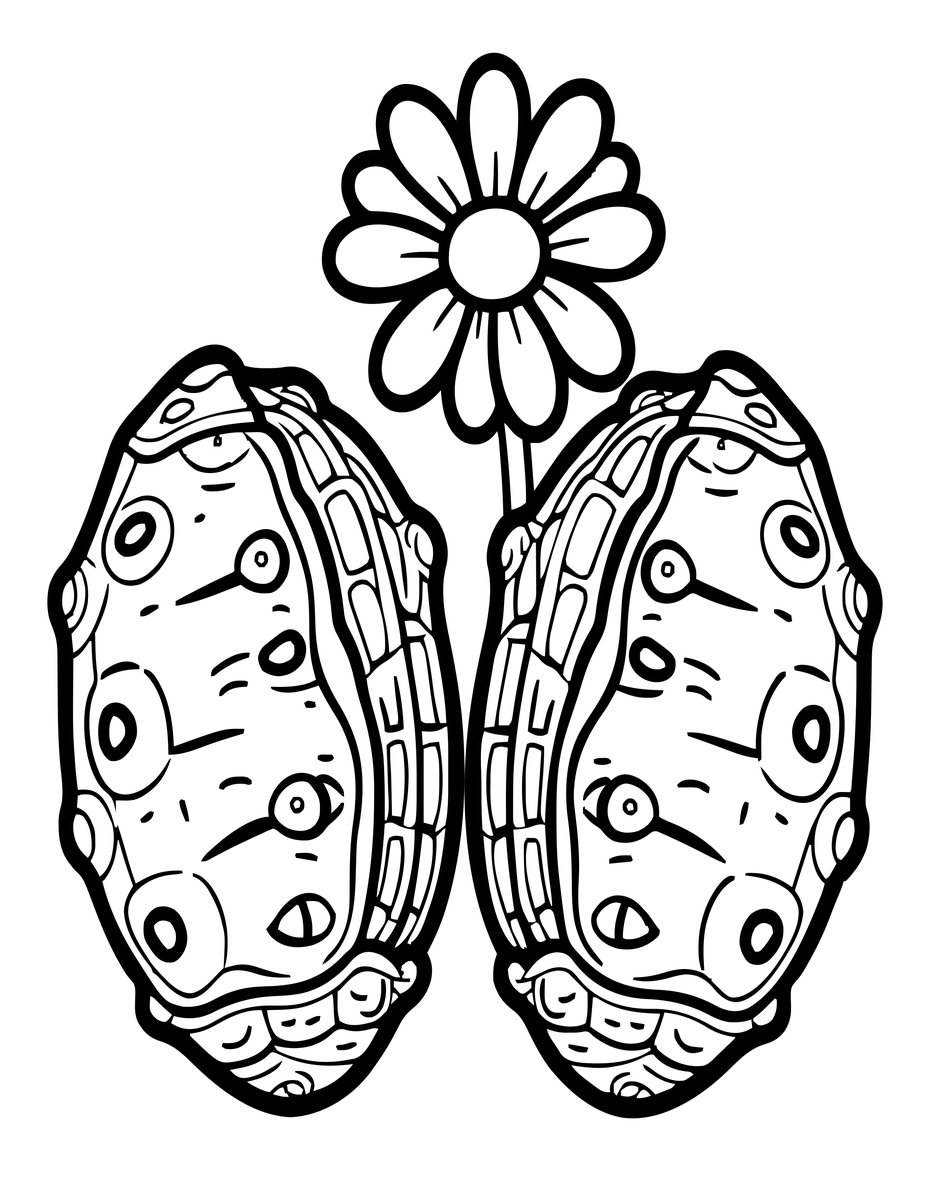 Lithops - free printable coloring page