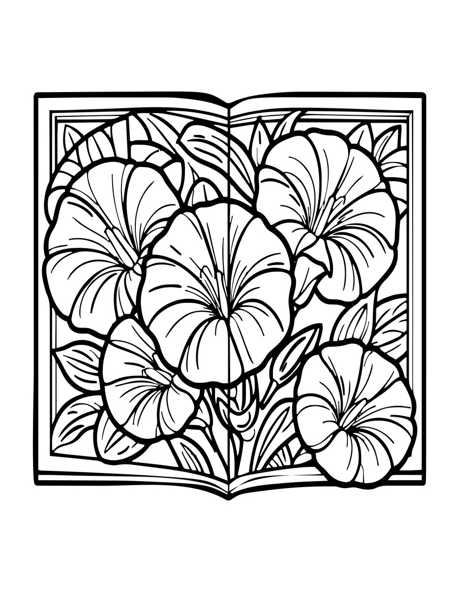 Evening Closing - free printable coloring page