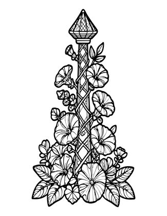 Climbing Pair - Free printable coloring page