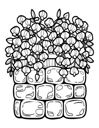 Garden Wall - Free printable coloring page