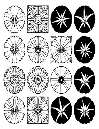 Morning Glory Varieties - Free printable coloring page