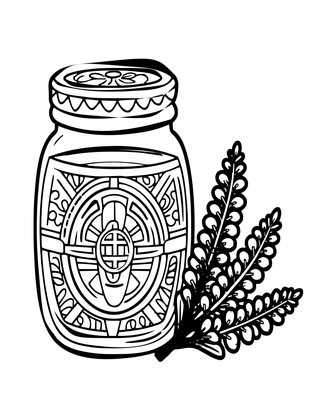 Heather Honey - Free printable coloring page