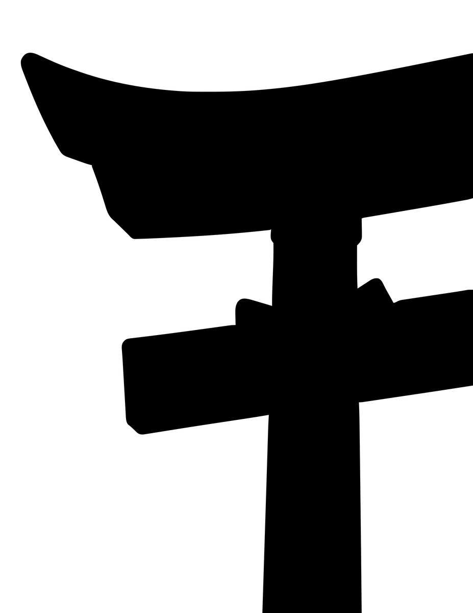 Torii Detail - free printable coloring page