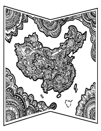 Map Room - Free printable coloring page