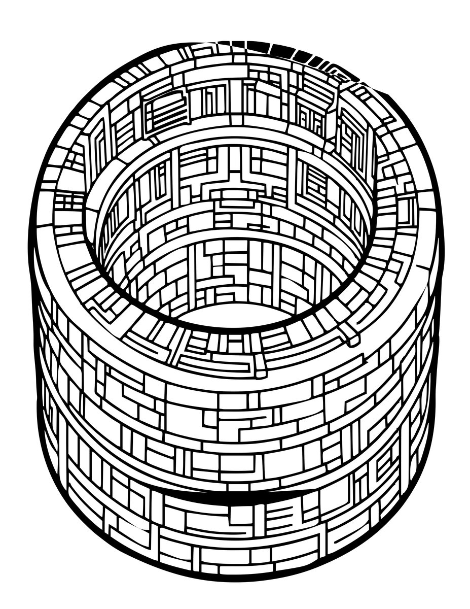 Deep Well - free printable coloring page