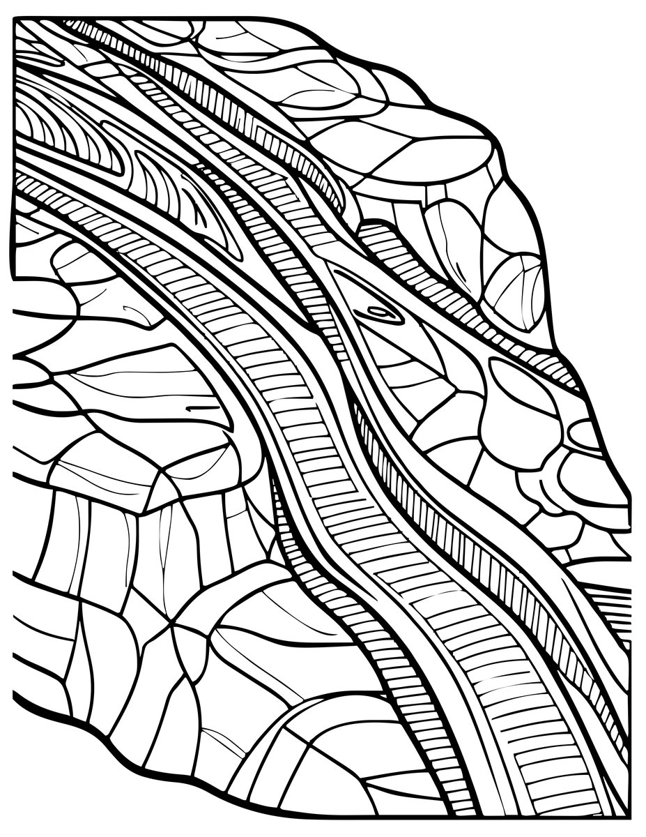 Water Channel - free printable coloring page