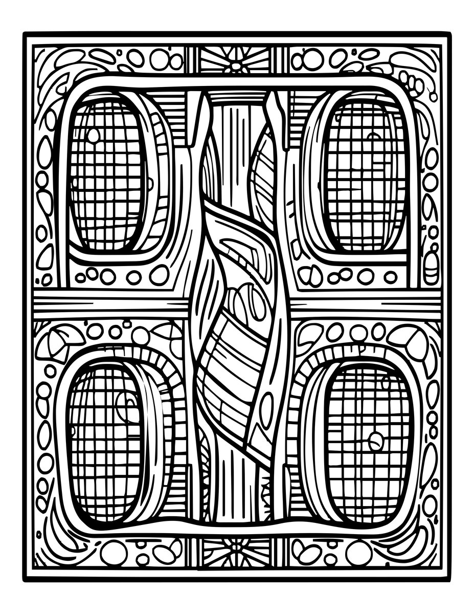 Animal Stables - free printable coloring page