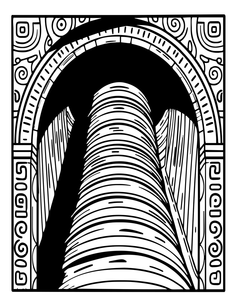 Ventilation Shaft - free printable coloring page